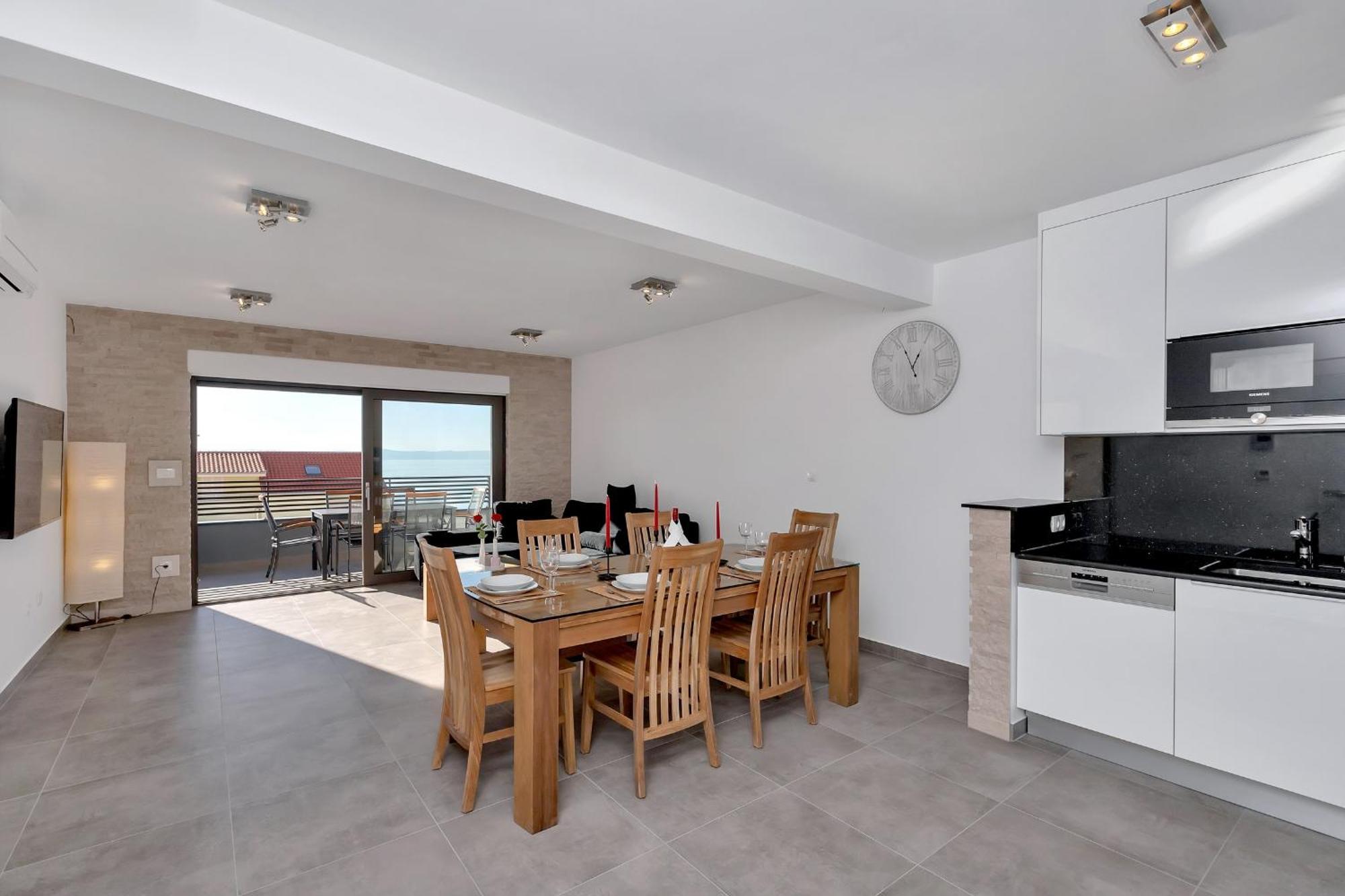 Luxury Apartment Sidro With Free Beach Parking 马卡尔斯卡 外观 照片
